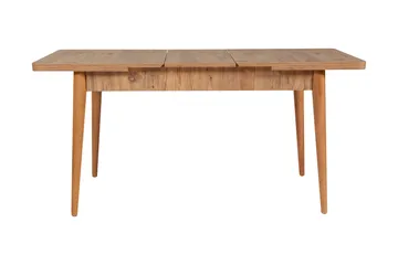 Valsot Förlängningsbar Matgrupp 129 cm - Natur/Grå/Brun - Möbler - Bord & matgrupp - Matgrupp