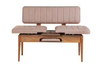 Valsot Förlängningsbar Matgrupp 129 cm - Vit/Grå - Möbler - Bord & matgrupp - Matgrupp