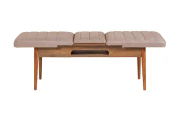 Valsot Förlängningsbar Matgrupp 129 cm - Vit/Grå - Möbler - Bord & matgrupp - Matgrupp