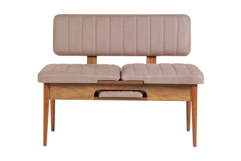 Valsot Förlängningsbar Matgrupp 129 cm - Vit/Grå - Möbler - Bord & matgrupp - Matgrupp