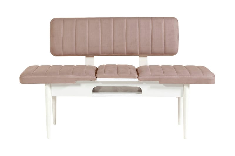 Valsot Förlängningsbar Matgrupp 129 cm - Vit/Grå - Möbler - Bord & matgrupp - Matgrupp