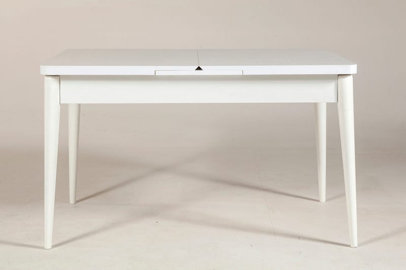 Valsot Förlängningsbar Matgrupp 129 cm - Vit/Grå - Möbler - Bord & matgrupp - Matgrupp