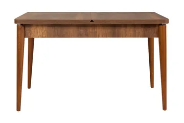 Valsot Förlängningsbar Matgrupp 129 cm - Vit/Mörkbrun - Möbler - Bord & matgrupp - Matgrupp