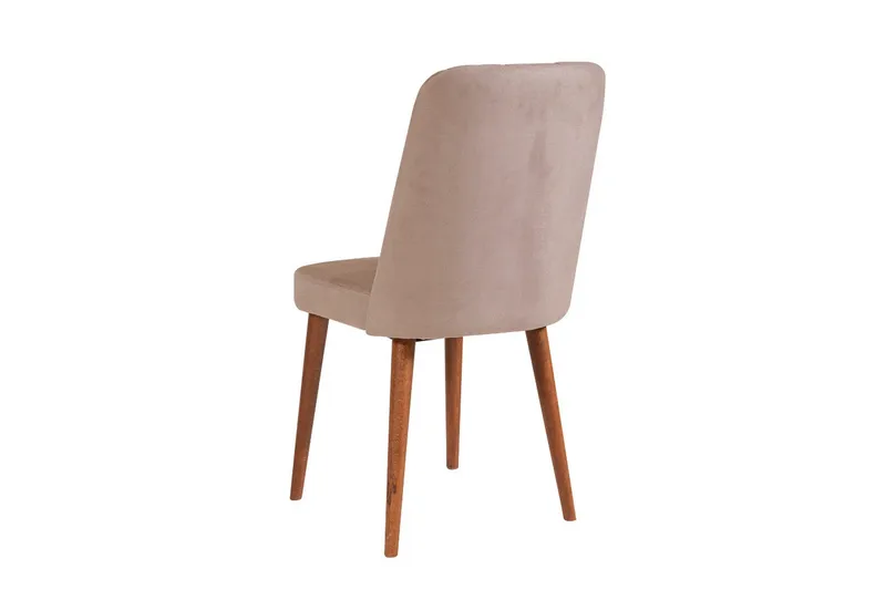 Valsot Förlängningsbar Matgrupp 129 cm - Vit/Mörkbrun - Möbler - Bord & matgrupp - Matgrupp