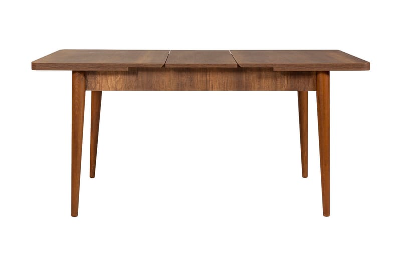 Valsot Förlängningsbar Matgrupp 129 cm - Vit/Mörkbrun - Möbler - Bord & matgrupp - Matgrupp