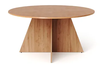 Vera Matgrupp runt 150 cm Ek med 6 Malte Matstolar - Ek - Möbler - Bord & matgrupp - Matgrupp