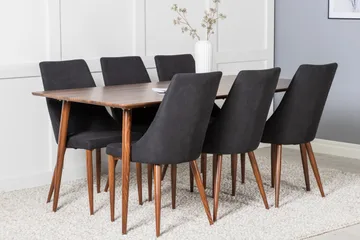 Ypas Matbord 180 cm med 6 st Campomar Matstol - Möbler - Bord & matgrupp - Matgrupp