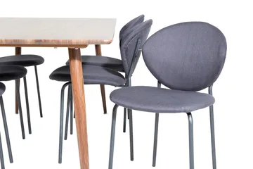 Ypas Matbord 180 cm med 6 st Moncoll Matstol - Möbler - Bord & matgrupp - Matgrupp