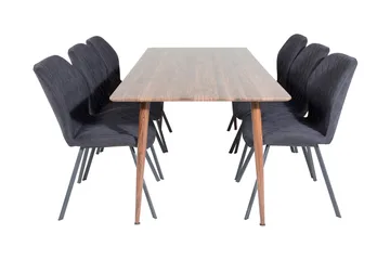 Ypas Matbord 180 cm med 6 st Sumoas Matstol - Möbler - Bord & matgrupp - Matgrupp