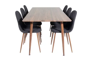 Ypas Matbord 180 cm med 6 st Ypas Matstol - Möbler - Bord & matgrupp - Matgrupp