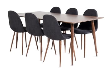 Ypas Matbord 180 cm med 6 st Ypas Matstol - Möbler - Bord & matgrupp - Matgrupp