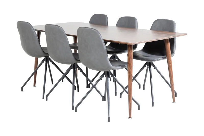 Ypas Matbord 180 cm med 6 st Ypas Matstol