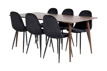 Ypas Matbord 180 cm med 6 st Pontus Köksstol - Möbler - Bord & matgrupp - Matgrupp