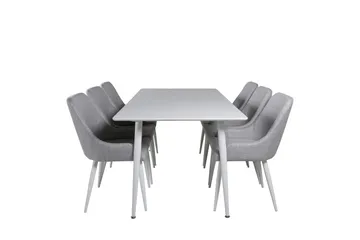 Ypas Matgrupp 180 cm + 6 Ridones Matstolar - Möbler - Bord & matgrupp - Matgrupp
