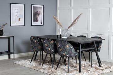 Zenazmi Matgrupp 195 cm + 6 Sedavi Matstolar - Möbler - Bord & matgrupp - Matgrupp