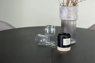 Matilda Matgrupp 130 cm Rund med 4 Evelina Stolar - Svart - Möbler - Bord & matgrupp - Matgrupp