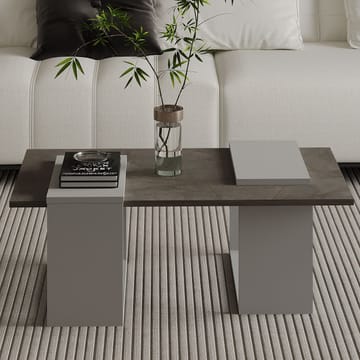 Matris Soffbord 90x37x46,6 cm - Gordion Marble och Grey - Möbler - Bord & matgrupp - Soffbord