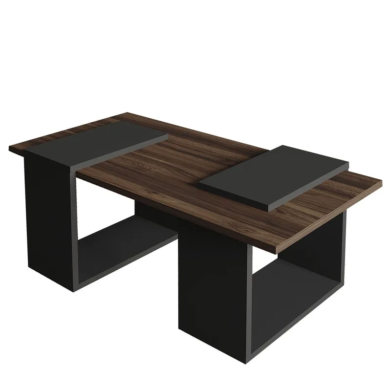 Matris Soffbord 90x37x46,6 cm, Valnöt/Antracit