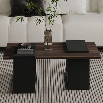 Matris Soffbord 90x37x46,6 cm - Valnöt/Antracit - Möbler - Bord & matgrupp - Soffbord