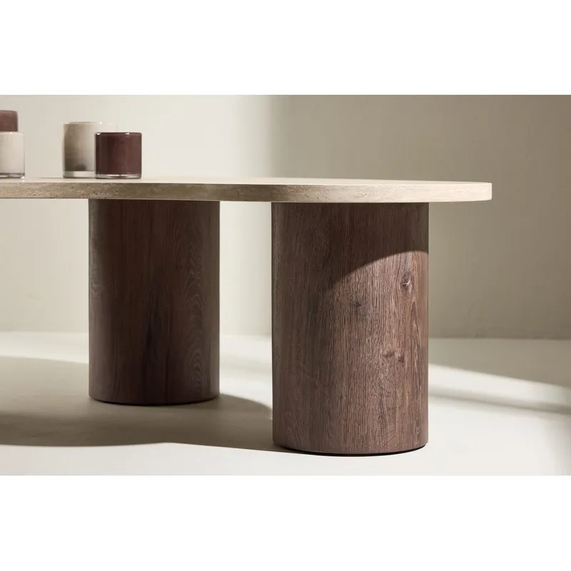 Megg Soffbord 130 cm - Beige - Möbler - Bord & matgrupp - Soffbord