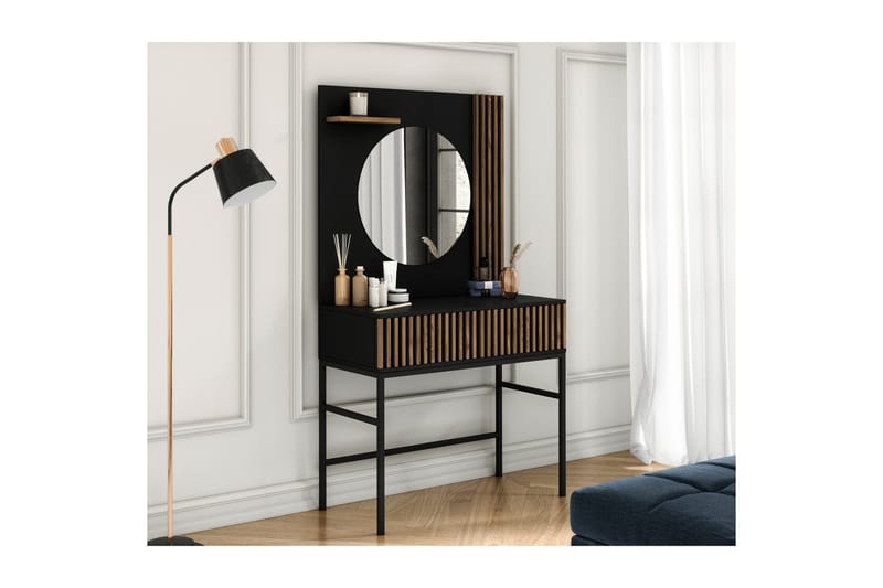 Meorati Sminkbord 85x60 cm - Brun - Möbler - Bord & matgrupp - Sminkbord & toalettbord