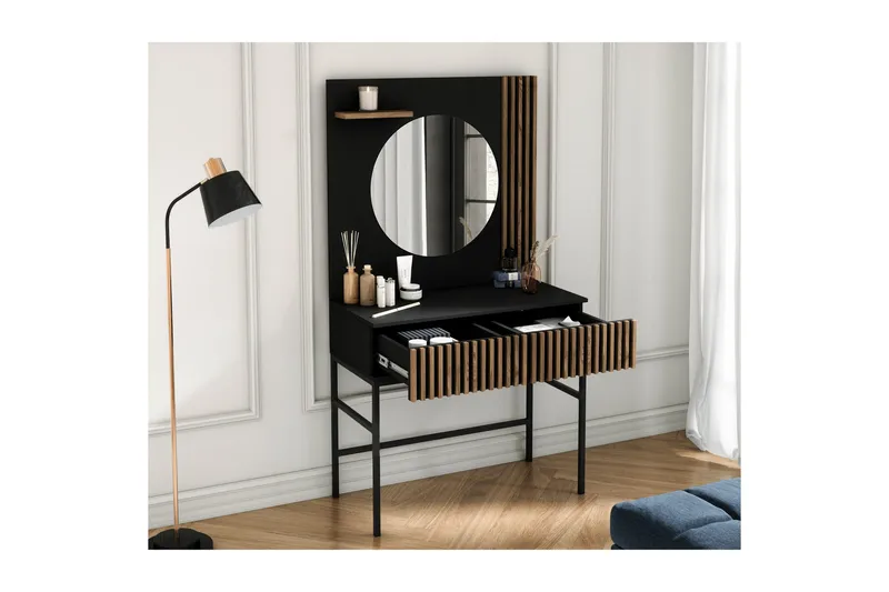 Meorati Sminkbord 85x60 cm - Brun - Möbler - Bord & matgrupp - Sminkbord & toalettbord