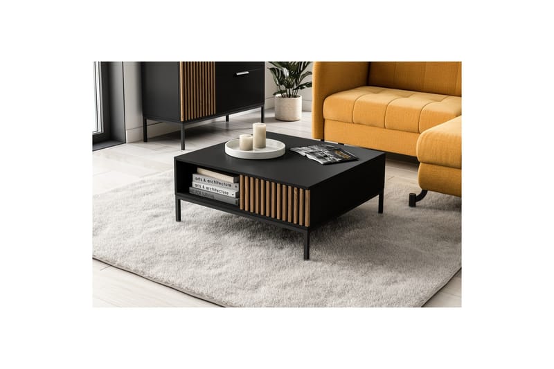 Meorati Soffbord 80 cm - Brun - Möbler - Bord & matgrupp - Soffbord