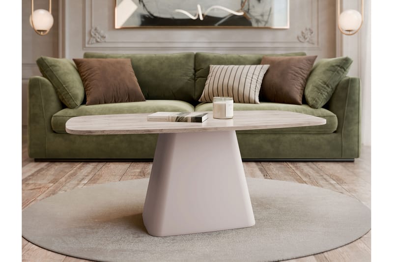 Meylor Soffbord 120 cm - Brun/Beige - Möbler - Bord & matgrupp - Soffbord