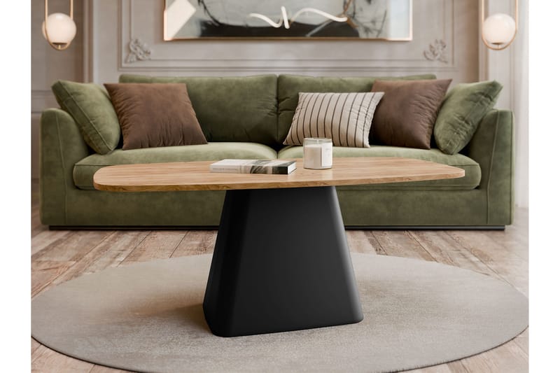 Meylor Soffbord 120 cm - Brun/Svart - Möbler - Bord & matgrupp - Soffbord