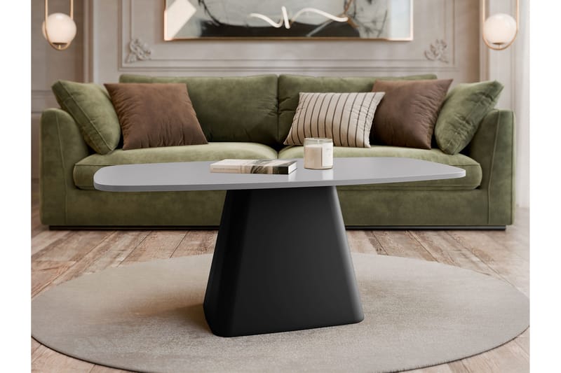 Meylor Soffbord 120 cm - Grå/Svart - Möbler - Bord & matgrupp - Soffbord