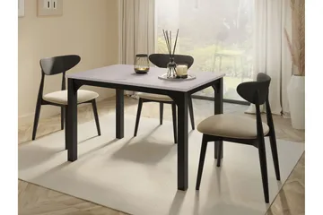 Millport Matbord 158 cm - Svart/Beige - Möbler - Bord & matgrupp - Matbord & köksbord