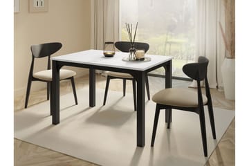 Millport Matbord 158 cm - Svart/Vit - Möbler - Bord & matgrupp - Matbord & köksbord