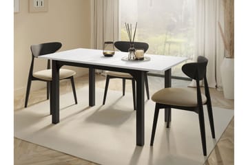 Millport Matbord 158 cm - Svart/Vit - Möbler - Bord & matgrupp - Matbord & köksbord