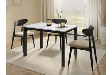 Millport Matbord 158 cm - Svart/Vit - Möbler - Bord & matgrupp - Matbord & köksbord