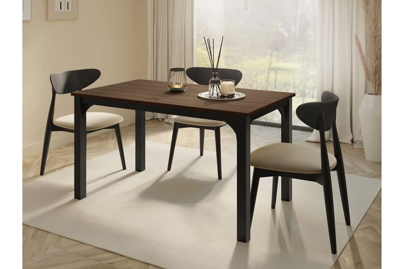Millport Matbord 178 cm - Svart/Brun - Möbler - Bord & matgrupp - Matbord & köksbord
