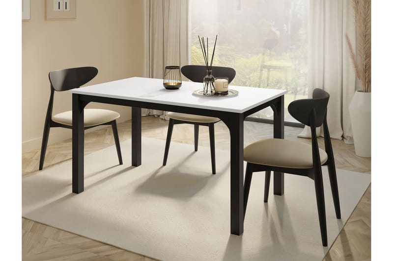 Millport Matbord 178 cm - Svart/Vit - Möbler - Bord & matgrupp - Matbord & köksbord