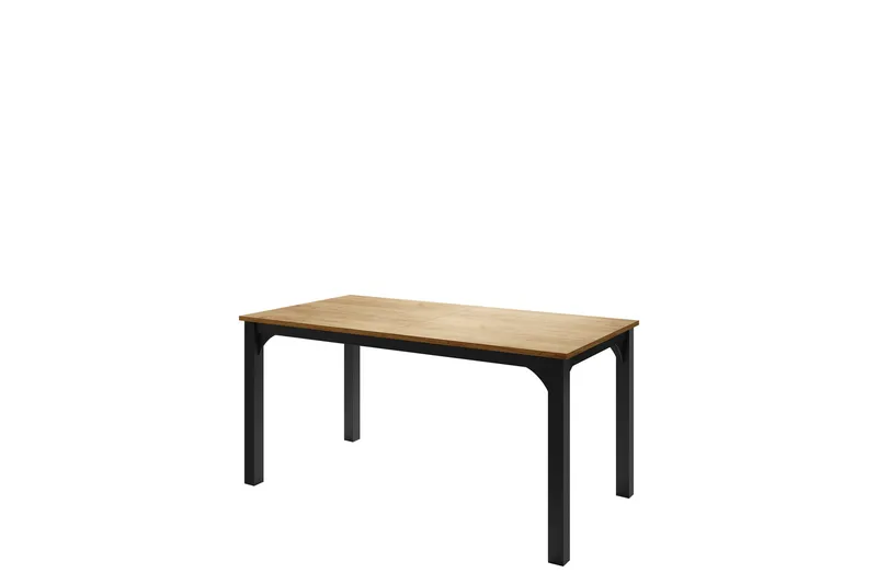 Millport Matbord 198 cm, Svart/Brun