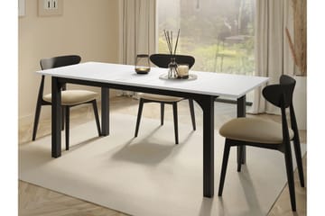 Millport Matbord 198 cm - Svart/Vit - Möbler - Bord & matgrupp - Matbord & köksbord