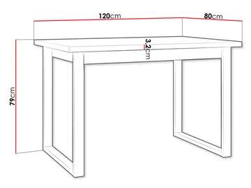 Mirlen Matbord 140 cm Rektangulär - Svart/Brun - Möbler - Bord & matgrupp - Matbord & köksbord