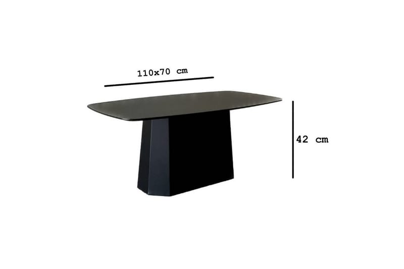 Miu Soffbord 100 cm - Svart - Möbler - Bord & matgrupp - Soffbord