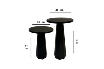 Miu Soffbord 35 cm - Svart - Möbler - Bord & matgrupp - Soffbord