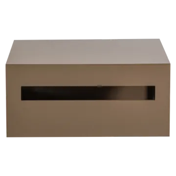 Modern Kvadratiskt Soffbord 88 cm i Metall med Utskärningar - Mullvad - Möbler - Bord & matgrupp - Soffbord