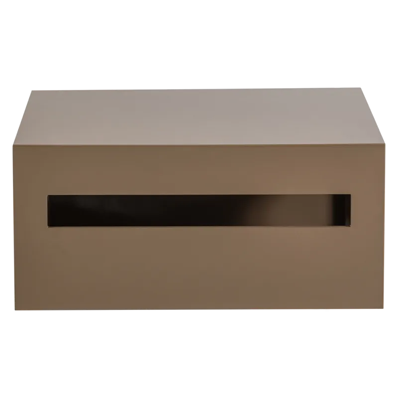 Modern Kvadratiskt Soffbord 88 cm i Metall med Utskärningar - Mullvad - Möbler - Bord & matgrupp - Soffbord