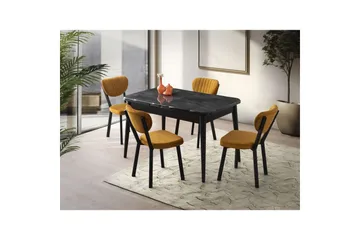 Morin Matbord 130 cm Rektangulär - Svart - Möbler - Bord & matgrupp - Matbord & köksbord