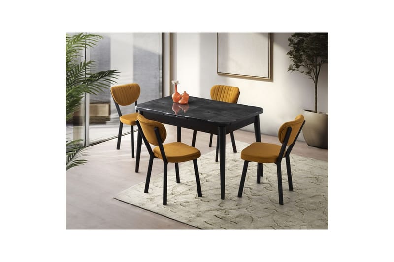 Morin Matbord 130 cm Rektangulär - Svart - Möbler - Bord & matgrupp - Matbord & köksbord