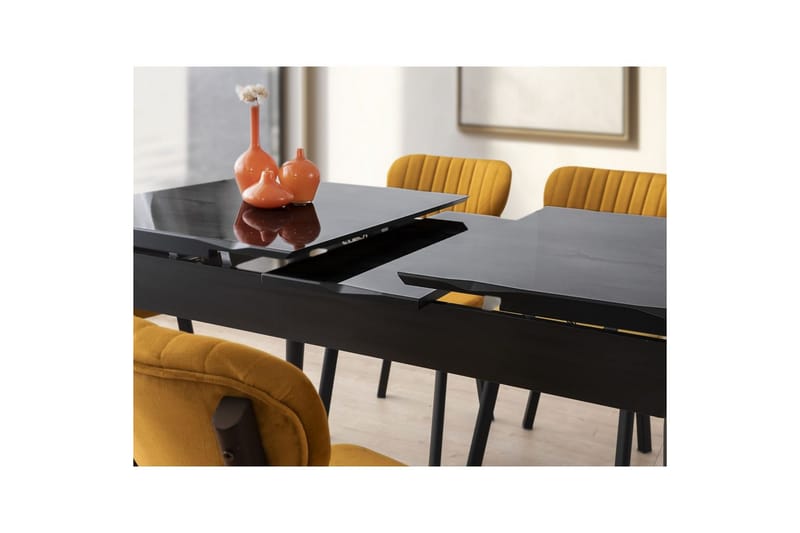 Morin Matbord 130 cm Rektangulär - Svart - Möbler - Bord & matgrupp - Matbord & köksbord