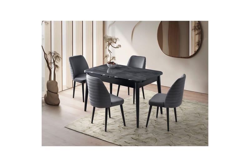 Morin Matbord 130 cm Rektangulär - Svart - Möbler - Bord & matgrupp - Matbord & köksbord