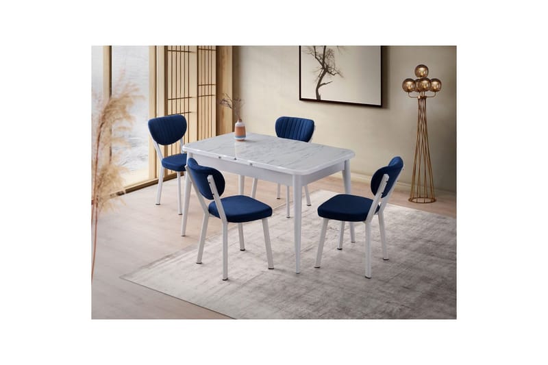 Morin Matbord 130 cm Rektangulär - Vit - Möbler - Bord & matgrupp - Matbord & köksbord