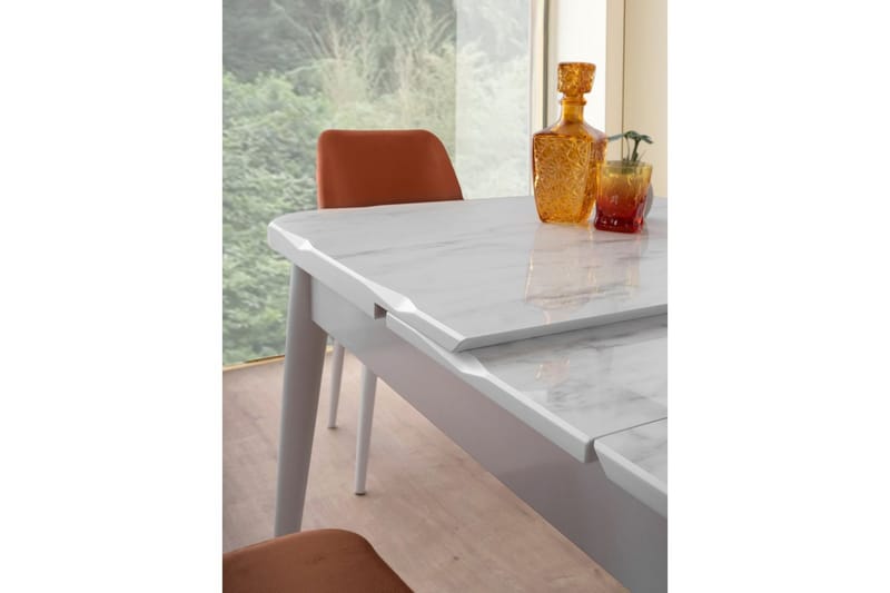 Morin Matbord 130 cm Rektangulär - Vit - Möbler - Bord & matgrupp - Matbord & köksbord