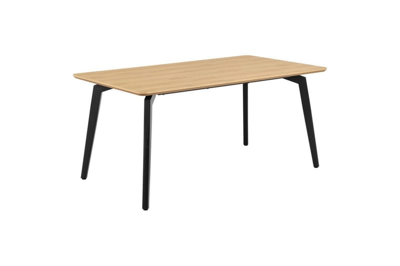 Motona Matgrupp 160 cm + 4 st Nielsby Matstolar - Svart/Beige - Möbler - Bord & matgrupp - Matgrupp